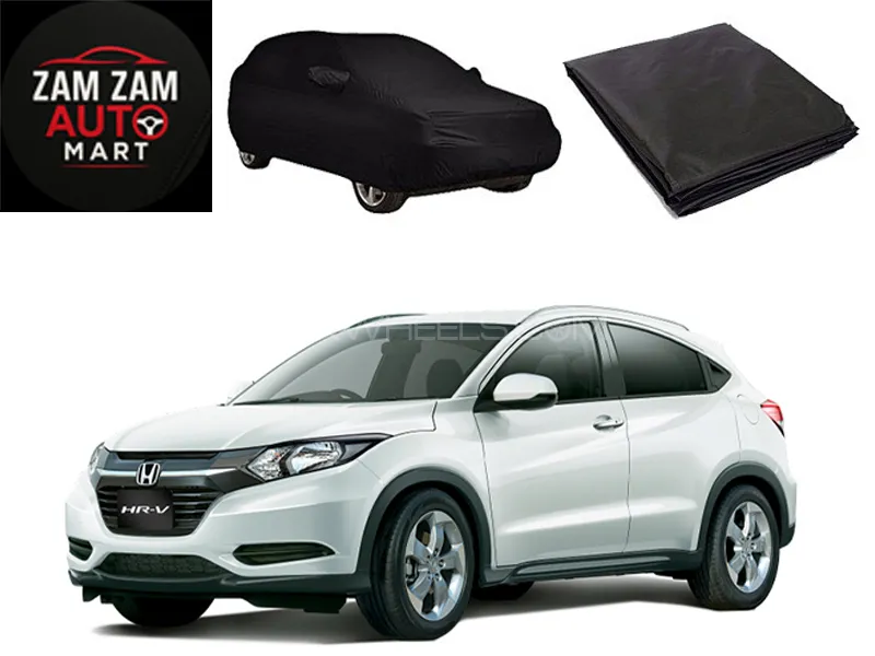 Honda HR-V Model 2013-2021 High Quality Black Coated Top Cover Image-1