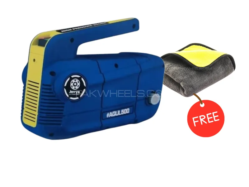 Jerry's German High Pressure Washer-1800W–180Bar-Induction Motor–10M Hose Cable-Free y/G Microfiber Image-1