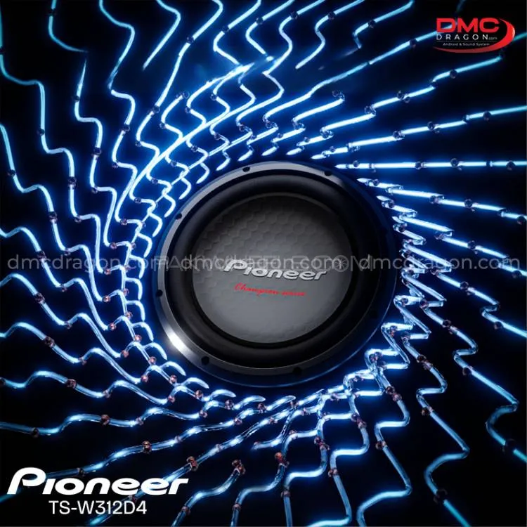 Pioneer TS-W312D4 Car Subwoofer 12 in 1600W Dual Magnet Drive Original Pioneer TS-W312D4 Car Subwoofer 12 in 1600W Dual Magnet Drive Original Image-9