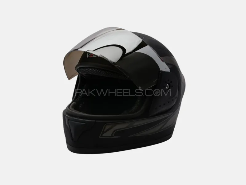 Vector Full-Face Helmet – Black with Random Stylish Graphics Vector Full-Face Helmet – Black with Random Stylish Graphics Image-9