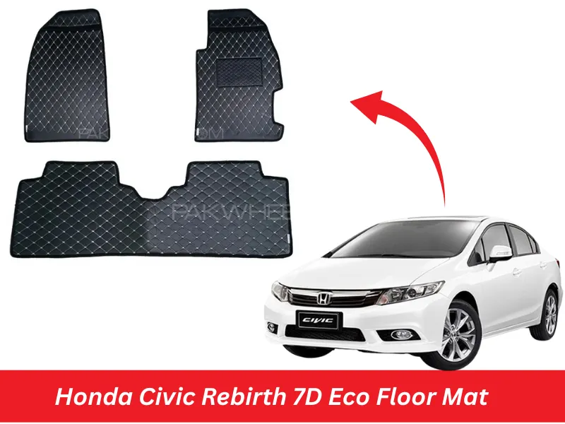 Honda Civic Rebirth 7D Eco Floor Mat Image-1