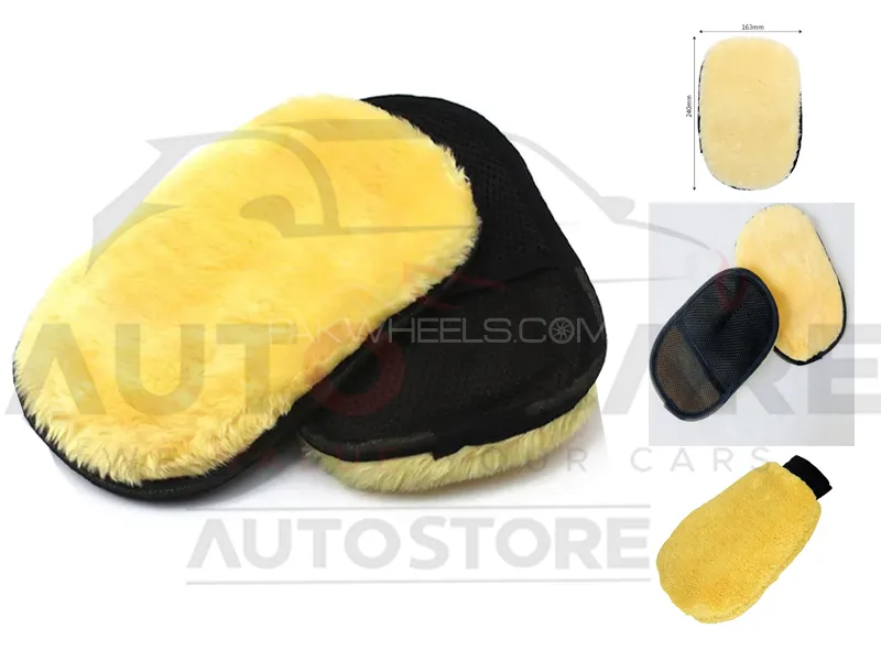 AutozCare Wool Wash Mitt For Car Detailing Image-1