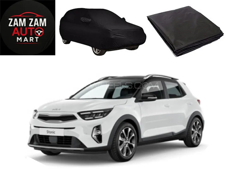 Kia Stonic Model 2021-2025 High Quality Black Coated Top Cover Image-1