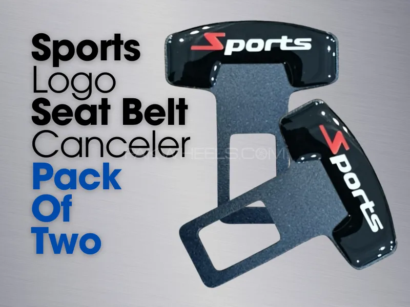 SPORTS | Logo | Seat Safety Belt | Canceler | 2 Pcs. Image-1