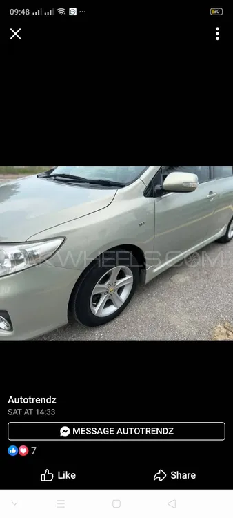 Toyota Corolla 2016 for Sale in Faisalabad Image-1