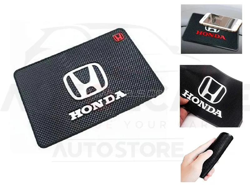 Car Dashboard Non Slip Anti Skid PVC Pad Mat - Honda Image-1