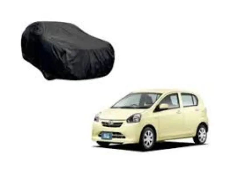Daihatsu Mira 2006 2017 Top Cover Parachute 100%Water Resistant Water Repellent Geniyune size-Black Image-1