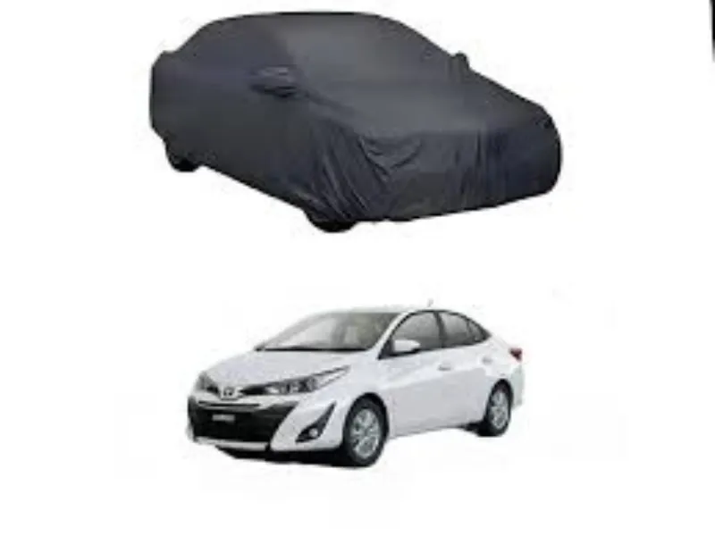 Toyota Yaris 2020 2025 Top Cover Parachute 100% Water Resistant Water REpellent Geniune Size -Black Image-1
