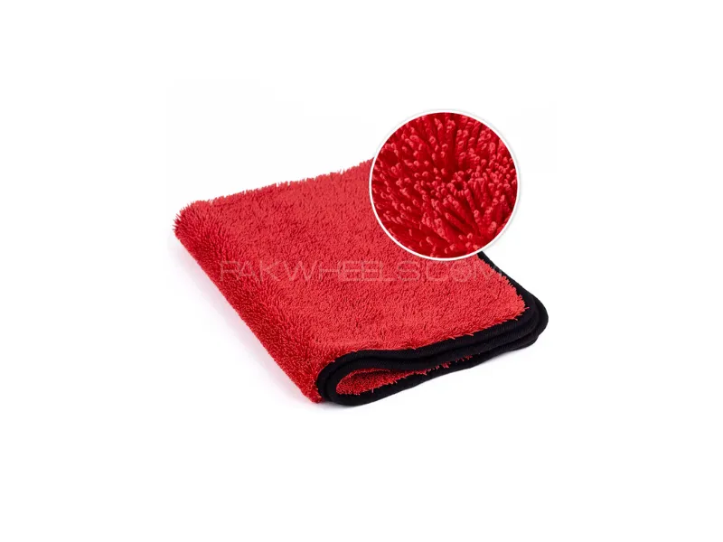 Microfiber Dry Pro Towel – 800GSM, Red (45x60cm) Image-1