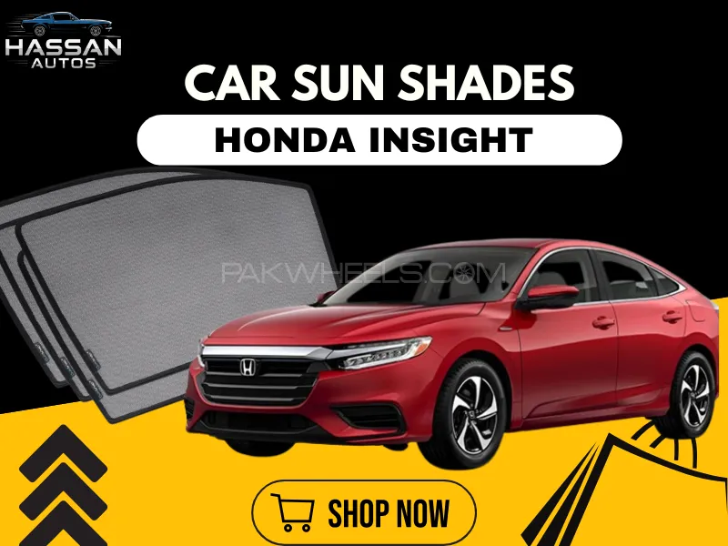 Window Sun Shades (Car Pardy) for Honda Insight 2019–2022 Sedan – UV Protection & Custom Fit Image-1