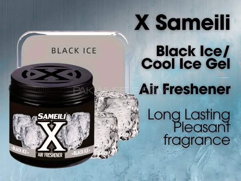 X Sameili | Black Ice | Cool Ice | Gel | Air Freshener | Long Lasting | Pleasant fragrance Image-1