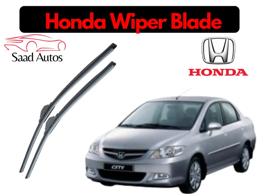 Honda City 2003–2006 Wiper Blades | Premium Silicon | Clear & Streak-Free Vision Image-1