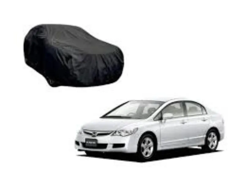 Honda Civic 2006 2012 Car Top Cover Parachute Water Repellent Absorbent Geniune Size-Black Image-1