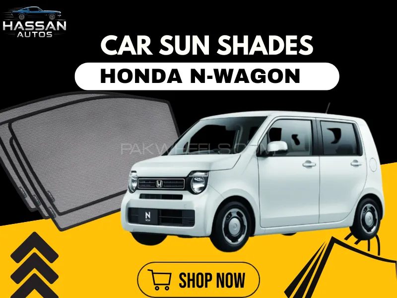 Sun Shades (Car Pardy) for Honda N-Wagon 2022–2025 – Custom Fit UV Protection & Comfort Image-1