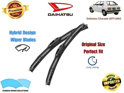 Daihatsu Charade 1977-1983 Aero Design Soft Wiper Blade set - Premium Quality Daihatsu Charade 1977-1983 Aero Design Soft Wiper Blade set - Premium Quality