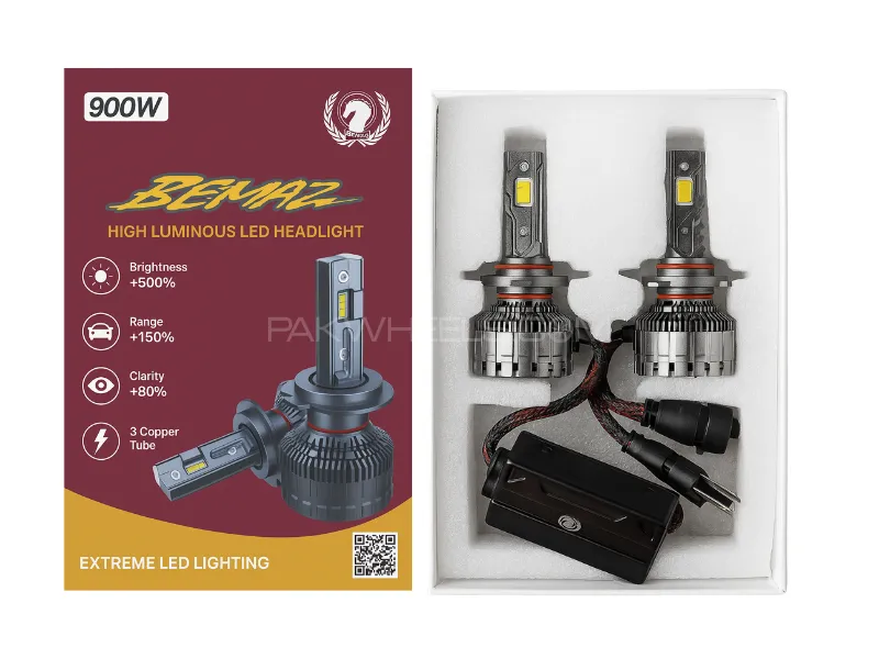 Bemaz 900W High Luminous LED Headlight Bulbs – 9005 Fitting | Extreme LED Lighting Image-1
