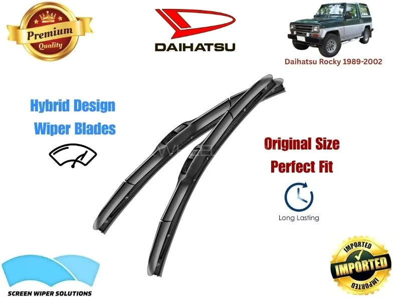 Daihatsu Rocky 1989-2002 Aero Design Soft Wiper Blade set - Premium Quality Image-1