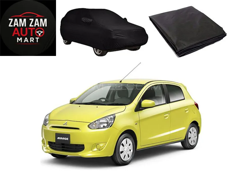 Mitsubishi Mirage Model 2012-2018 High Quality Black Coated Top Cover Image-1
