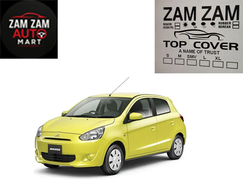 Mitsubishi Mirage Model 2012-2018 Microfiber Car Top Cover Image-1