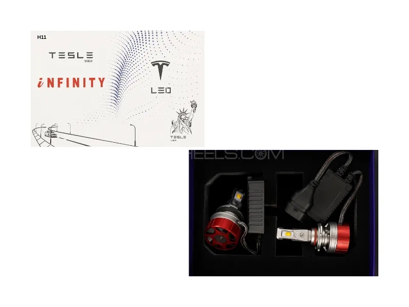 Tesla Infinity 1000W Ultra Bright LED Headlight Bulbs – H11 Fitting | Extreme Vision & Performance Image-1