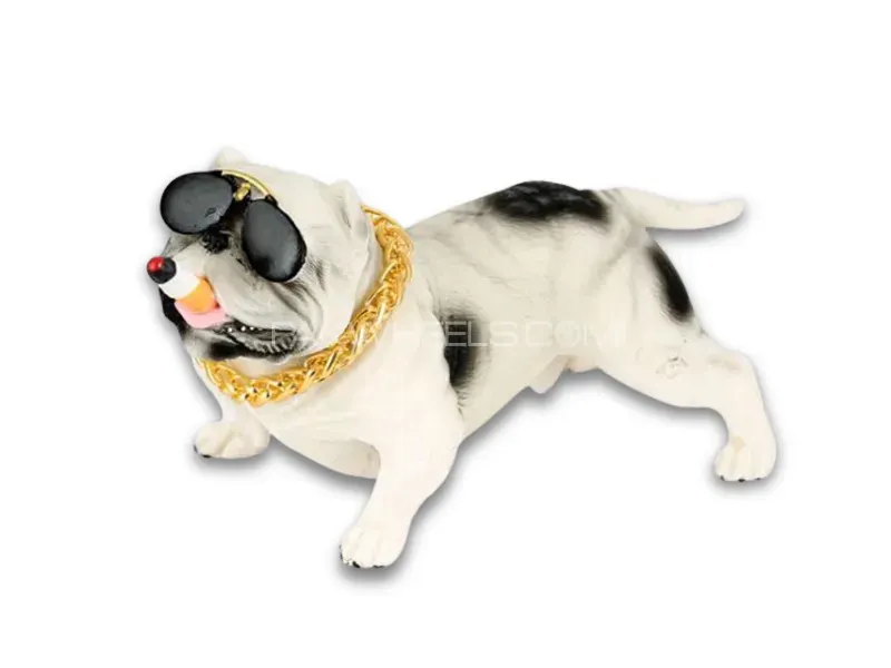Simulated Bully Pitbull Dog Car Decoration | Hot Bully Pitbull Super Cool Car Dashboard Decoration Image-1