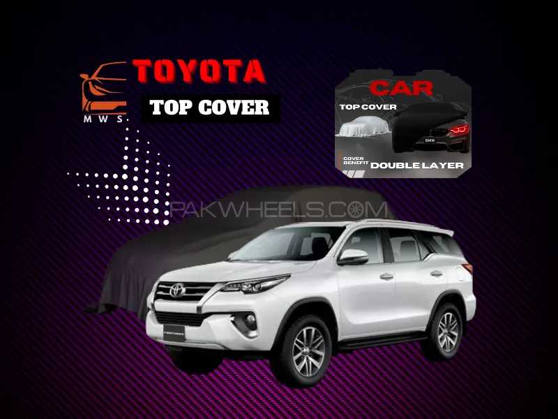 Toyota Fortuner 2016-2021 Top Cover ayer | Waterproof| Grey Double L & Heatproof  Image-1