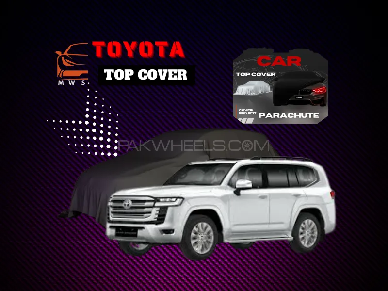 Toyota Land Cruiser 2023 Top Cover | Parachute Fabric | Waterproof & Dustproof Image-1