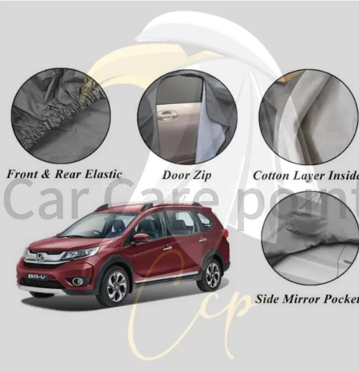 Honda BRV Car Cover By Car Care Pnt Long Life China Quality Dustproof Anti Scratch- Water proof - SU Image-1