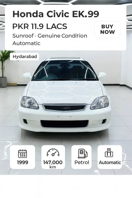 Honda Civic 1999 for Sale in Hyderabad Image-1