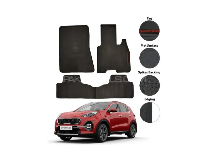 Kia Sportage 2019 2025 Car Floor Letux Matts Geniune Custom Size Imported Material Image-1