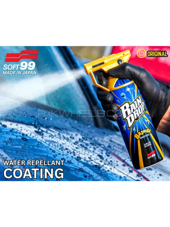 Soft 99 Rain Drop Bazooka Car Rain Repellent Spray Car Body And Glass Water Repellent Coating- JAPAN Soft 99 Rain Drop Bazooka Car Rain Repellent Spray Car Body And Glass Water Repellent Coating- JAPAN Image-1