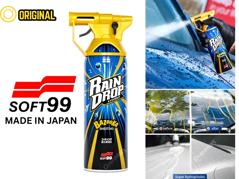 Soft 99 Rain Drop Bazooka Car Rain Repellent Spray Car Body And Glass Water Repellent Coating- JAPAN Soft 99 Rain Drop Bazooka Car Rain Repellent Spray Car Body And Glass Water Repellent Coating- JAPAN Image-2