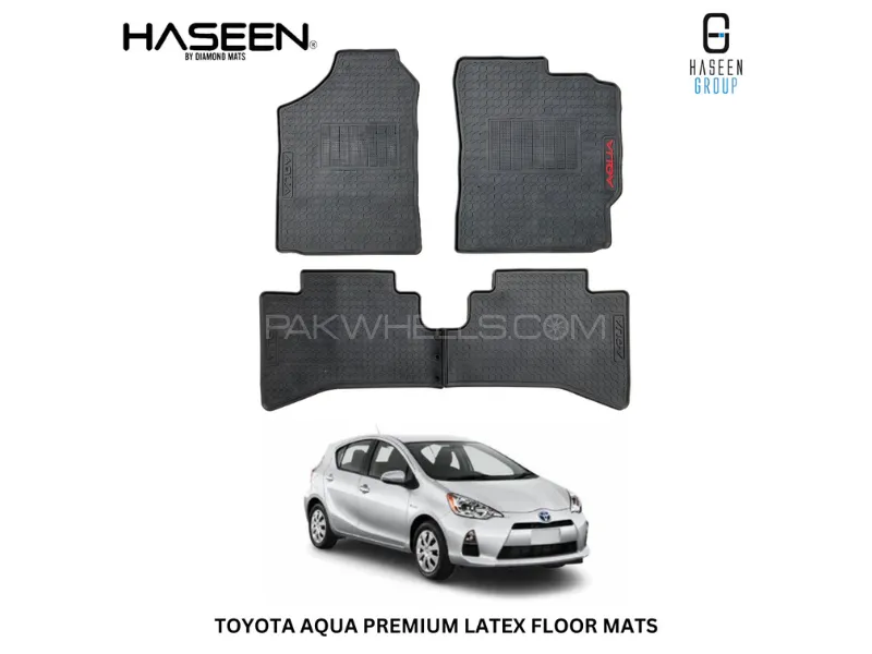Toyota Aqua 2021 2025 Car Floor Letux Matts Geniune Custom Size Imported Quality Rubber Image-1