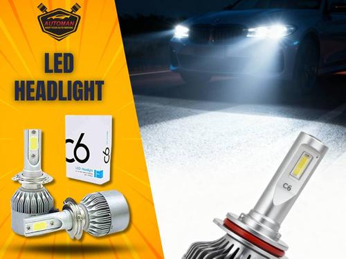 C6 LED Headlight Bulb 36W 3800LM – Super Bright Grip9005  | Automanpk C6 LED Headlight Bulb 36W 3800LM – Super Bright Grip9005  | Automanpk