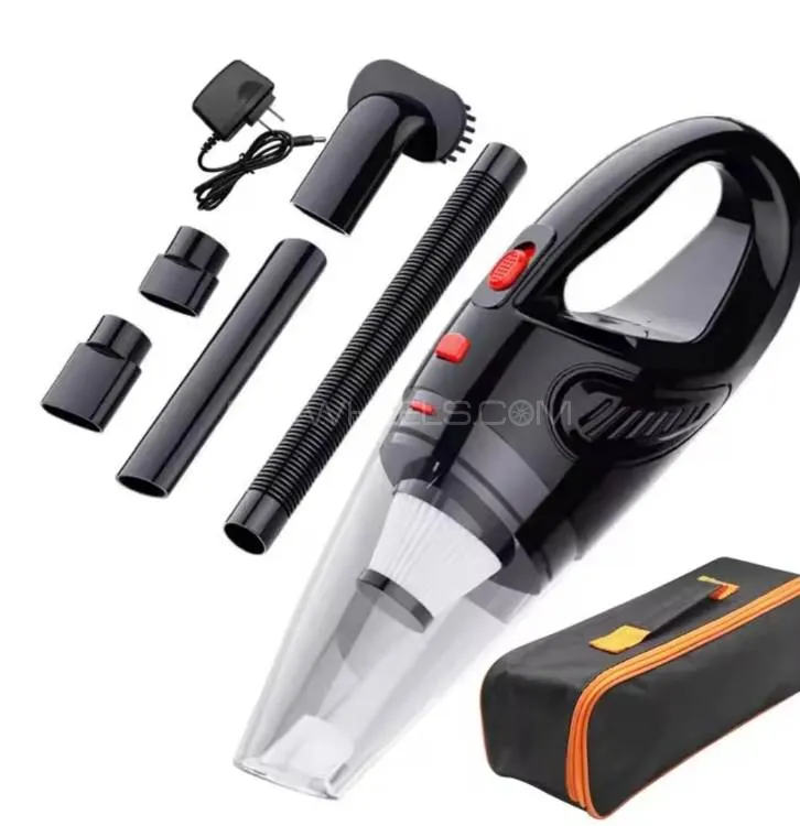 New Powerful Wireless Car Vacuum Cleaner Dual Use Home Car Charging High Suction Portable Vehicle Du Image-1