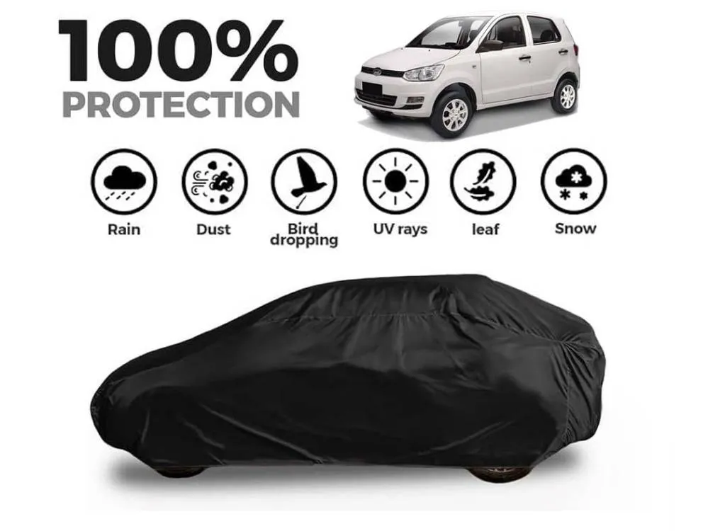 United Bravo Top Cover | Black Coat Top Cover | Water & Dust Proof | Anti-Heat Crack Image-1