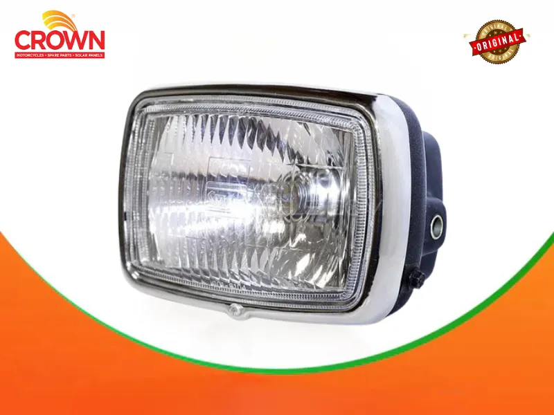 Crown Lifan Complete Headlight with Bulb for CD70 Motorcycles Image-1