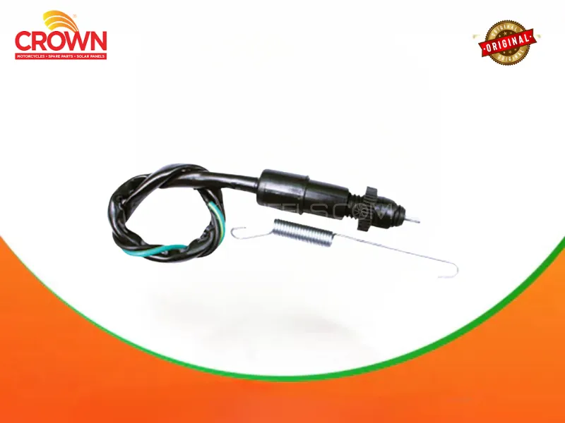 Crown Rear Brake Switch with Spring for 70cc Motorcycles (CD70F) Image-1
