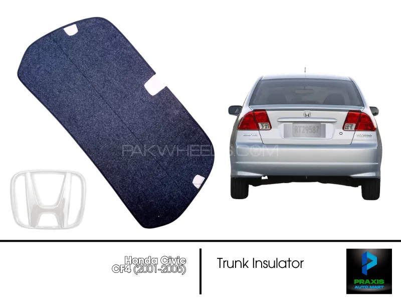 Honda Civic | 2001-2006 | CF4 | Trunk Insulator | Digi Namda Liner | Soundproof Image-1
