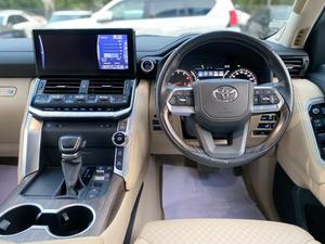 Toyota Land Cruiser ZX LC300 
3.5L Twin Turbo Petrol
Model: 2021
Mileage: 16,900 km 
Reg: 2025 khi 
 
*Heads up Display
*Fingerprint Start
*Rear Entertainment 
*Cool Box
*Beige Room 
*7 Seater 
*Back Autodoor 
*JBL Sound System

Calling and Visiting Hours

Monday to Saturday

11:00 AM to 7:00 PM