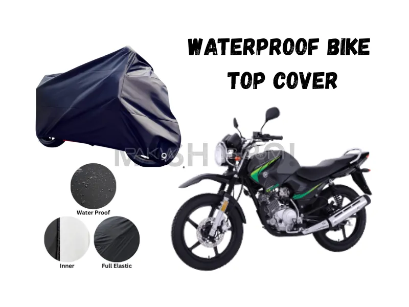 Waterproof Parachute Bike Cover for Yamaha 125cc | Full Size Motorcycle Dust, Rain & Sun Protection  Image-1