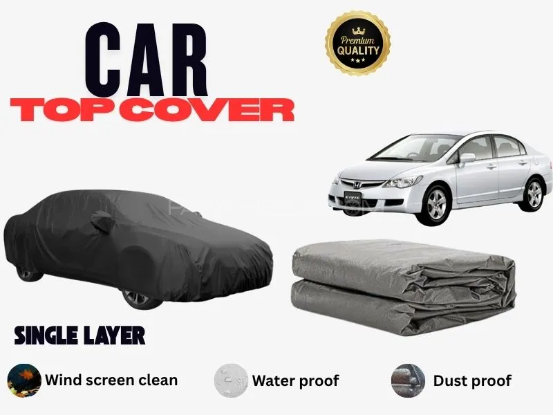 Honda Civic 2006–2012 (8th Generation Reborn, All Variants) | Parachute Car Top Cover | Waterproof & Image-1