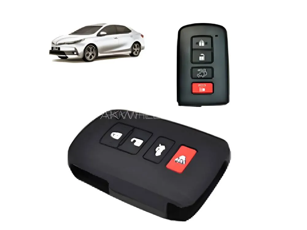Toyota Grande Silicon Key Cover - Grande Key Cover in Rubber. Rubber Protection Cover. Toyota Grande Silicon Key Cover - Grande Key Cover in Rubber. Rubber Protection Cover. Image-1