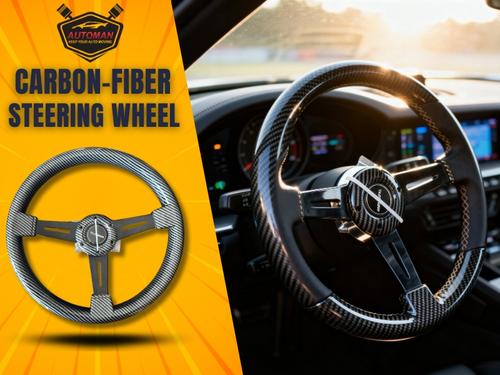 "Premium Carbon Fiber Steering Wheel – Race-Inspired Design" "Premium Carbon Fiber Steering Wheel – Race-Inspired Design"