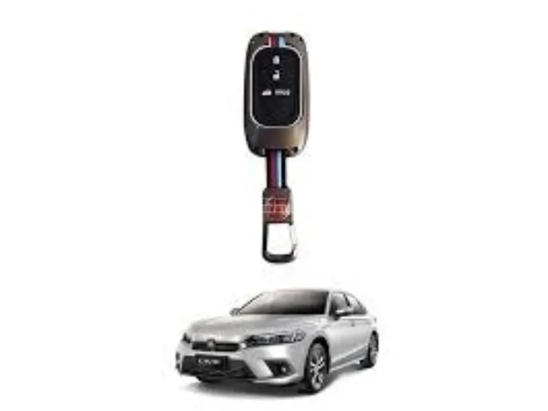 Honda Civic 2025 Car Metal Key Cover Pouch Smart Ideal look Stylish Durable Protection Image-1