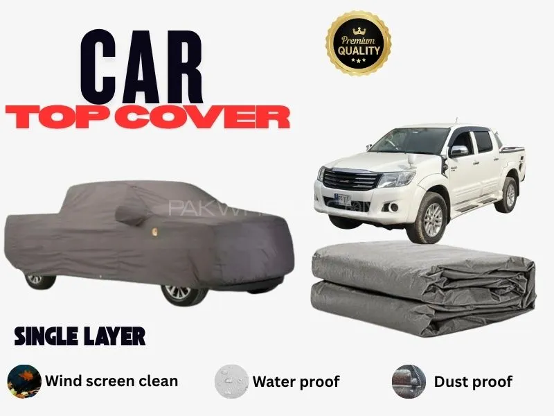 Toyota Hilux Vigo 2005–2015 (7th Gen, All Variants) | Parachute Car Top Cover | Waterproof & Dust Pr Image-1
