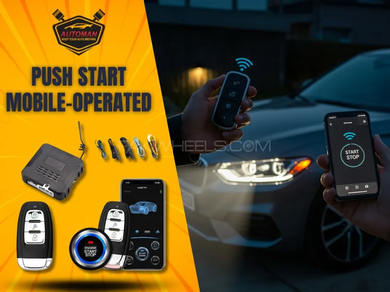Universal Push Start System for Cars – Auto Ignition, Mobile App & Remote Control  | Automanpk Universal Push Start System for Cars – Auto Ignition, Mobile App & Remote Control  | Automanpk Image-1