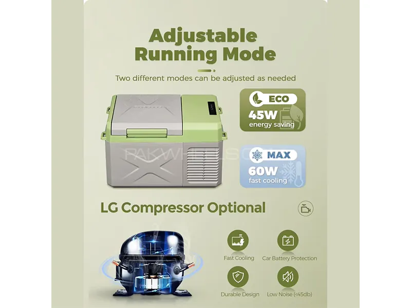 Alpicool X9 9.8L Portable Car Fridge AC 12V DC 24V Car and Home use  Alpicool X9 9.8L Portable Car Fridge AC 12V DC 24V Car and Home use Image-4