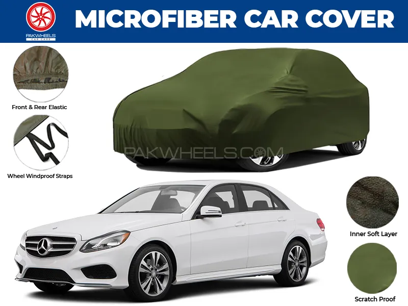Mercedes E200 2009–2025 | Water Repellent and Anti Scratch Microfiber Car Top Cover Image-1