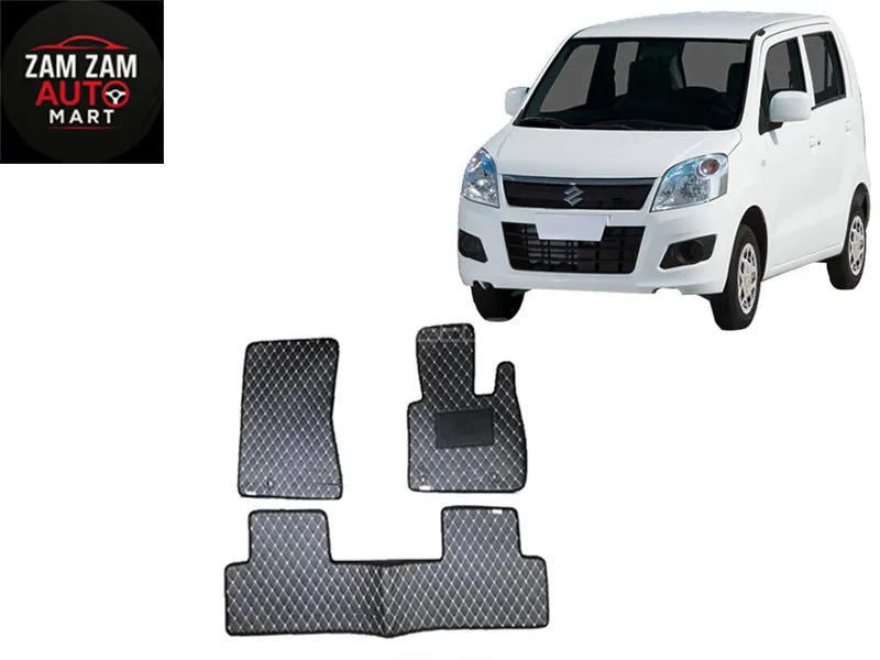 Suzuki Wagon R Japanese 7D Floor Mat  4Pcs - Model 2018-2025 Image-1